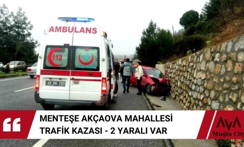 Menteşe'de Trafik Kazası - 2 Yaralı Var