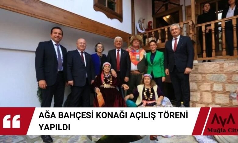 Ağa Bahçesi Konağı Hizmete Girdi