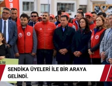 Ahmet Aras Sendika Üyeleriyle Bir Araya Geldi