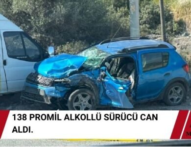 Alkollü Sürücü Can Aldı - Feci Kaza Bayramı Kana Buladı