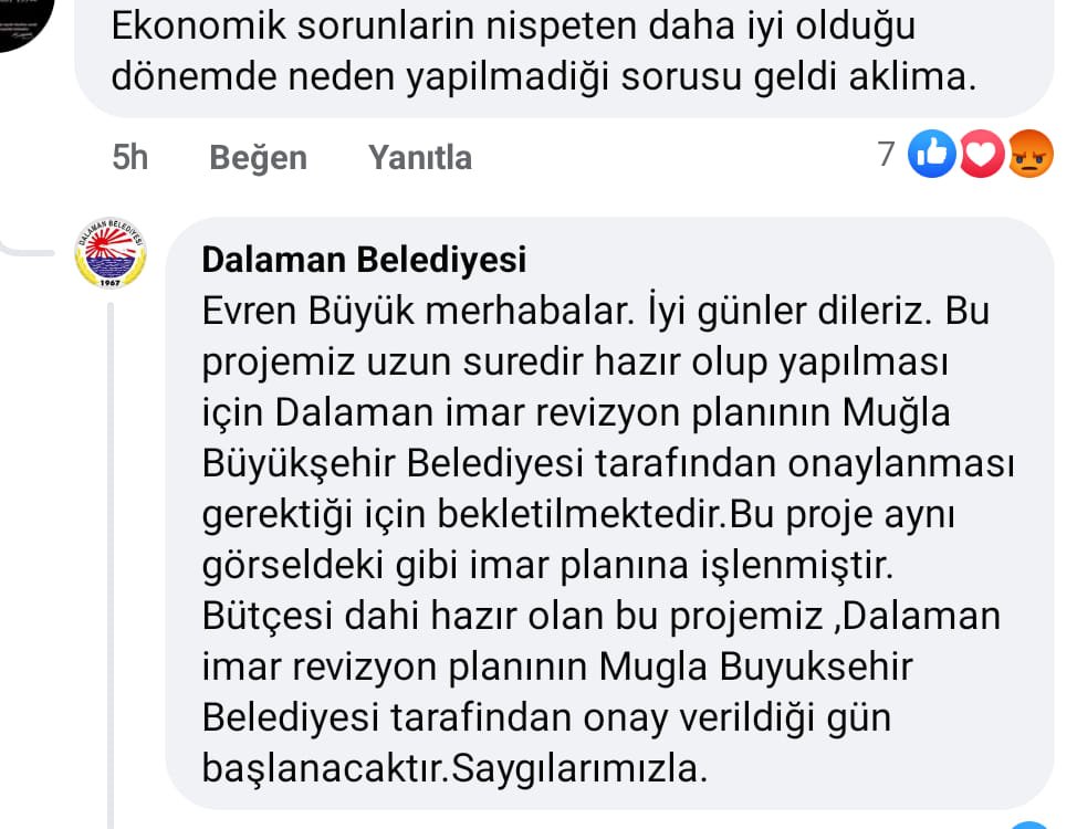 Dalaman Belediyesi İşini Yapmıyor