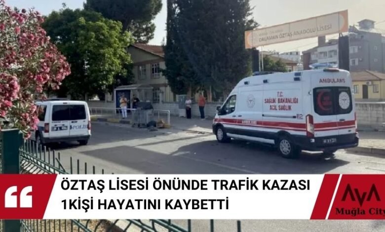 Dalaman'da Trafik Kazası - 1 Kişi Hayatını Kaybetti