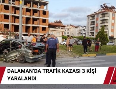 Dalaman'da Trafik Kazası 1'i Çocuk 3 Kişi Yaralandı