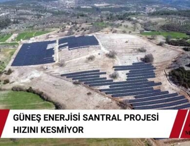 Güneş Enerji Santrali Projesi Kesintisiz Devam Ediyor