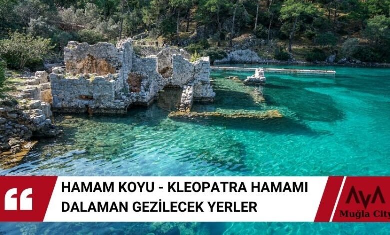 Hamam Koyu – Dalaman Gezilecek Yerler