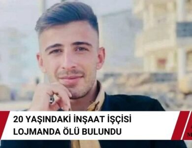 İnşaat İşçisi Kaldığı Lojmanda Asılı Halde Ölü Bulundu