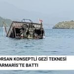 Marmaris'te Korsan Konseptli Gezi Teknesi Battı