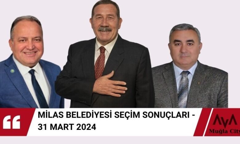 Milas Seçim Sonuçları - 31 Mart 2024 Yerel Seçimler