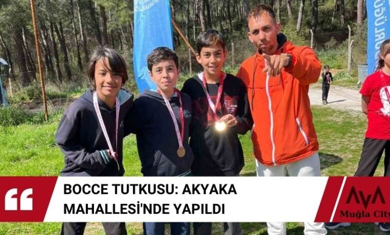 Muğla Bocce Turnuvası Yaptı