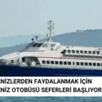 Muğla Deniz Otobüsü İçin Start Verdi