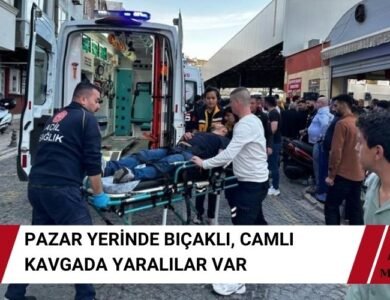 Muğla Pazar Yerinde Kavga Çıktı 1'i Ağır 3 Yaralı Var