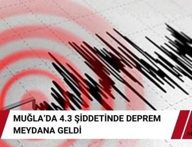 Son Dakika Muğla'da 4.3 Büyüklüğünde Deprem Oldu