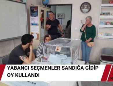 Yerleşik Yabancılar Sandıklara Gidip Oy Kullandı