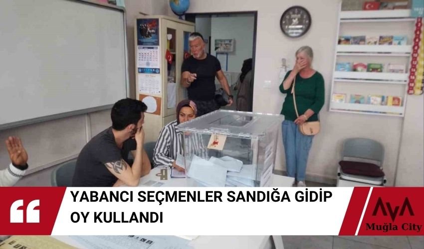 Yerleşik Yabancılar Sandıklara Gidip Oy Kullandı